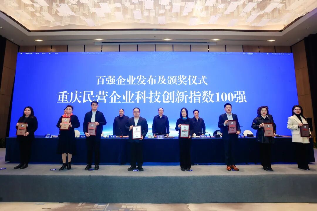 星空体育上榜2025重庆民营企业科技创新指数100强